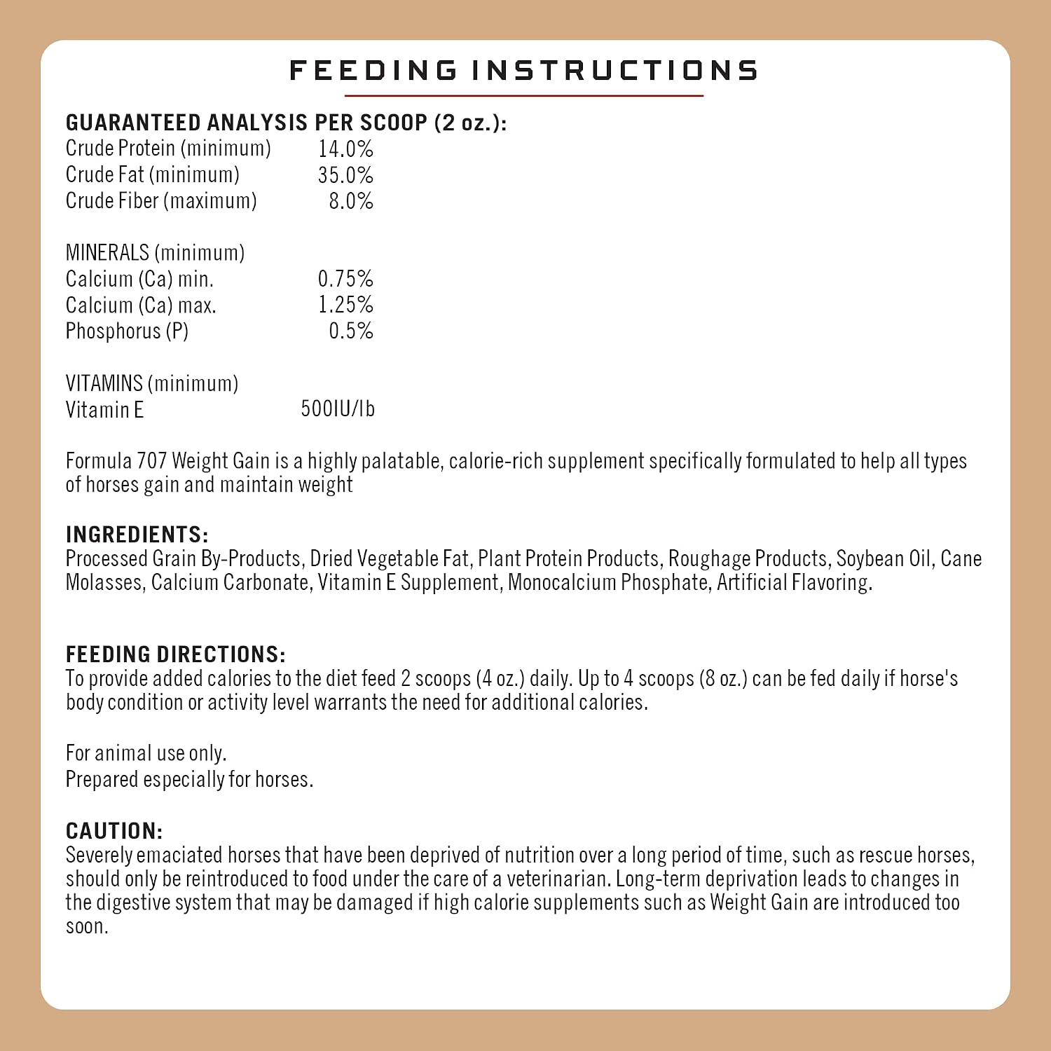 Formula 707 Weight Gain Crumble Equine Supplement, 7 lb Bag – Palatable, Calorie-Rich Nutritional Support for Hard-to-Keep and Senior Horses - Image 7