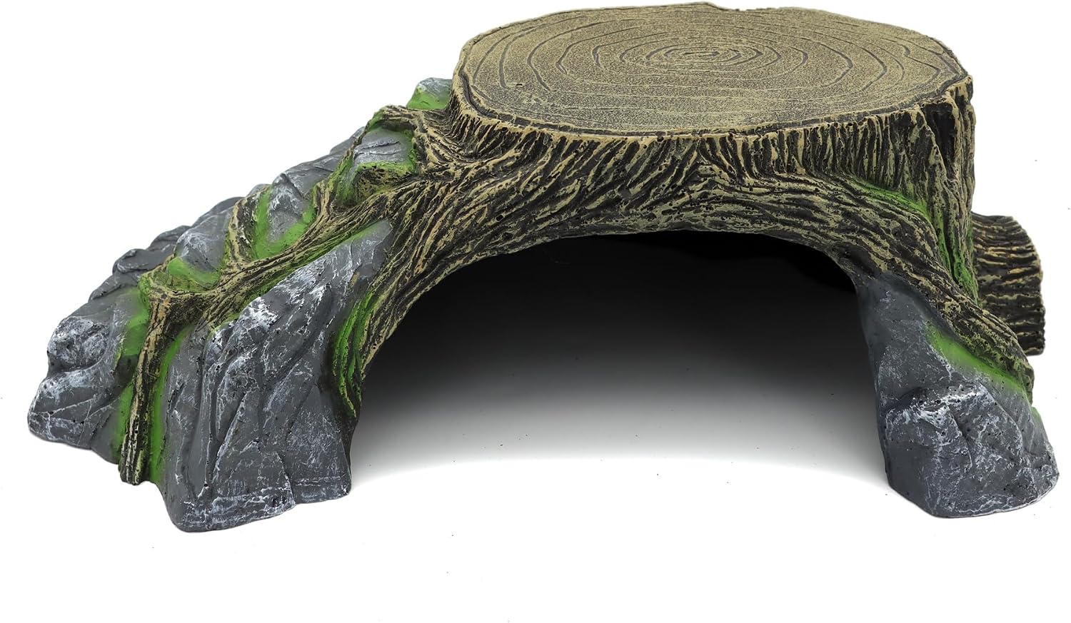 Extra Large Resin Reptile Hideouts Cave Habitat Decor for Reptiles, Amphibians, Fish Tanks and Gecko, Leopard - Image 8