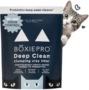 Boxie Probiotic Clumping Cat Litter...