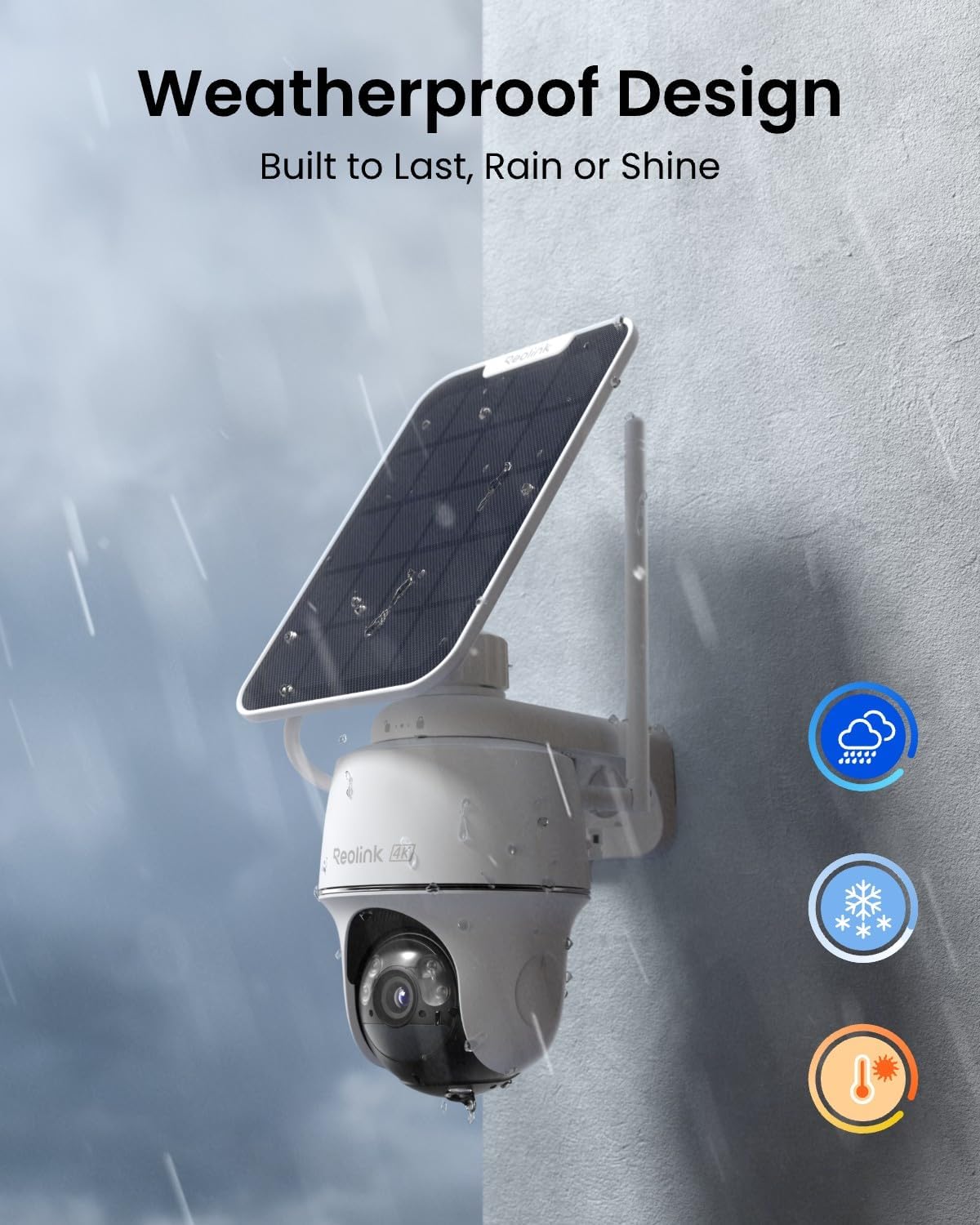 REOLINK Argus PT Ultra First 4K Solar Security Cameras Wireless Outdoor | 360° Pan Tilt Auto-Tracking, 8MP Color Night Vision, 2.4/5 GHz Wi-Fi 6, No Subscriptions, Home Hub Compatible - Image 8