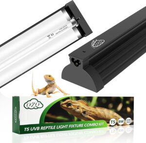 QZQ T5 UVB Reptile Light Fixture Co...