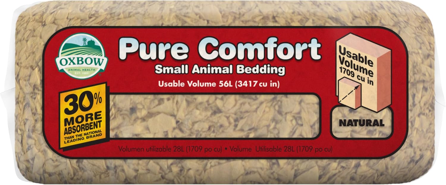 Oxbow Pure Comfort Bedding, Rabbit, Hamster, & Guinea Pig Bedding, Bunny Supplies for Litter Box, Pet Safe, 99.9% Non-Dust, Bunny Litter Box, Natural, 28 Liter Bag - Image 8