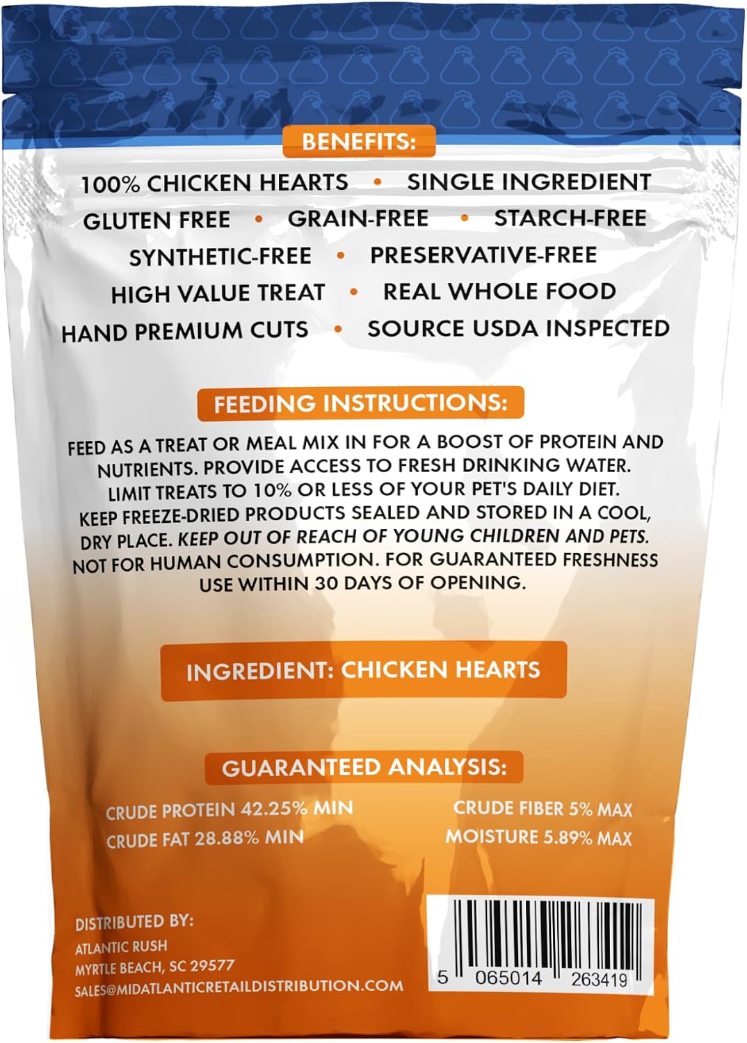 Freeze Dried Small Pet Treats - Resealable Bag of Treats for Ferrets - Ferret Snacks - Single Ingredient Ferret Food With No Preservatives Or Fillers- Small Animals Treats (1oz, chicken Heart) - Image 6