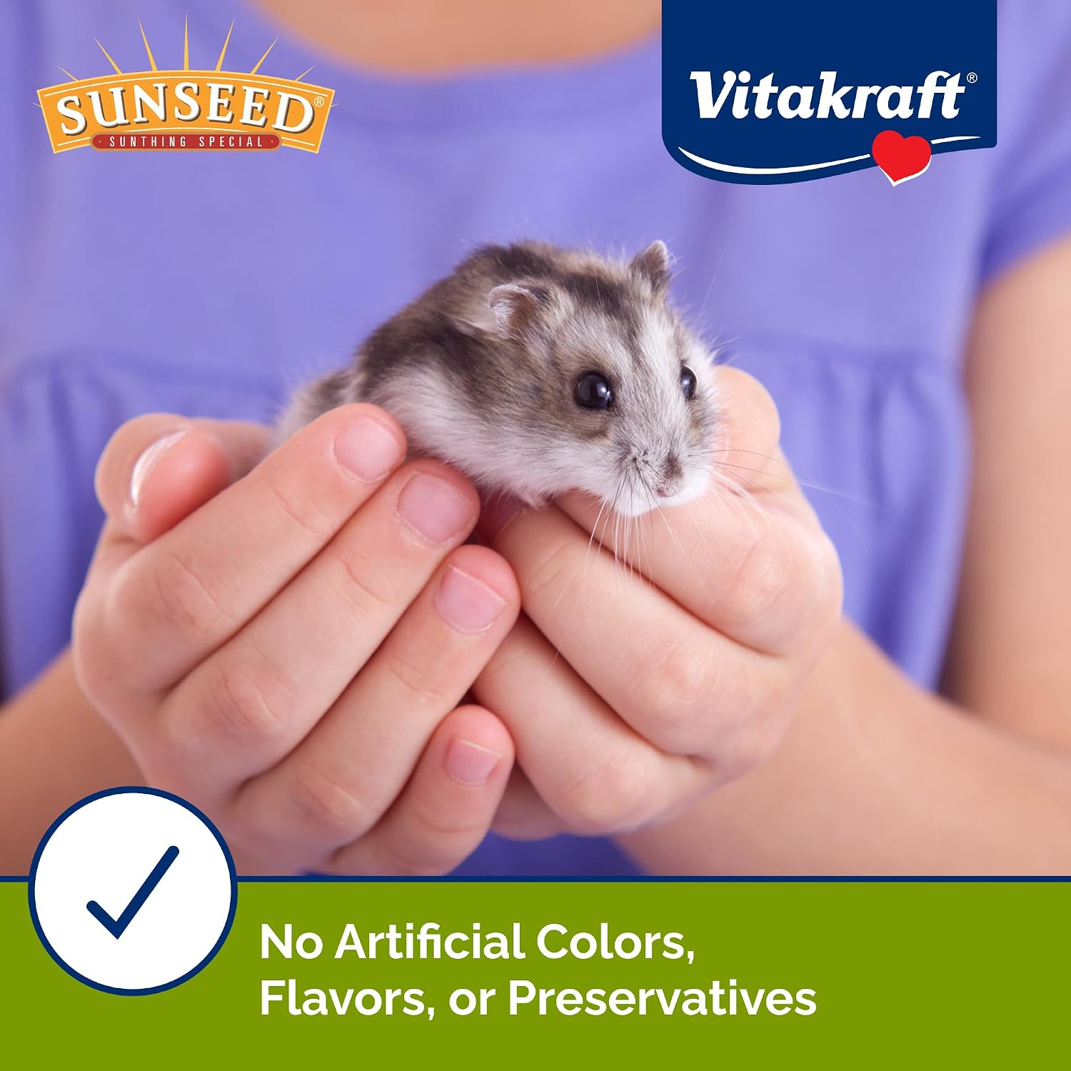 Sunseed Vitakraft Vita Prima Dwarf Hamster Food 2 lb Bag with Fruits Vegetables Grains and Seeds Providing Wholesome Daily Nutrition and Foraging Variety for Happy Healthy Small Pets - Image 6