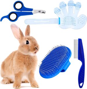 Patelai 4 Pieces Bunny Grooming Kit...