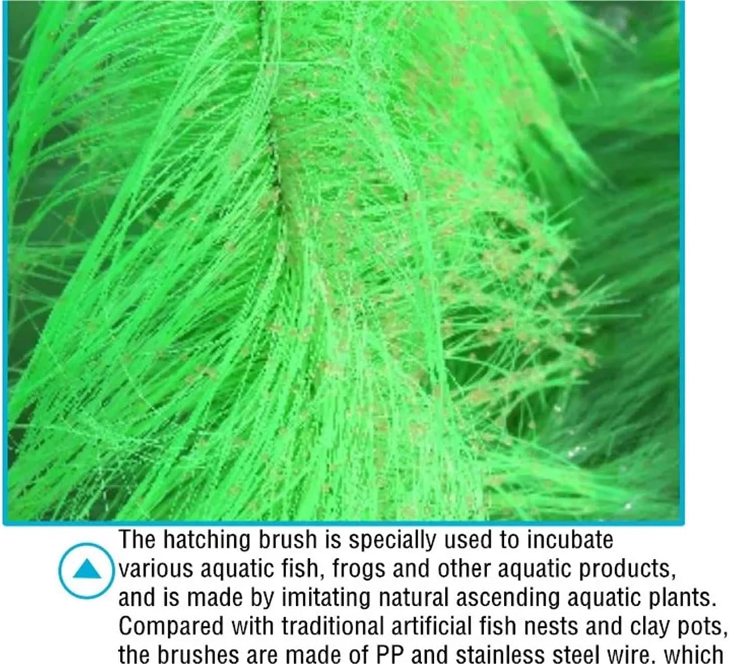 6 Pcs 60-100cm Flexible Fish Hatching Grass Koi Spawning Breeding Brush, Mute Filter Media Tool(60cm) - Image 3