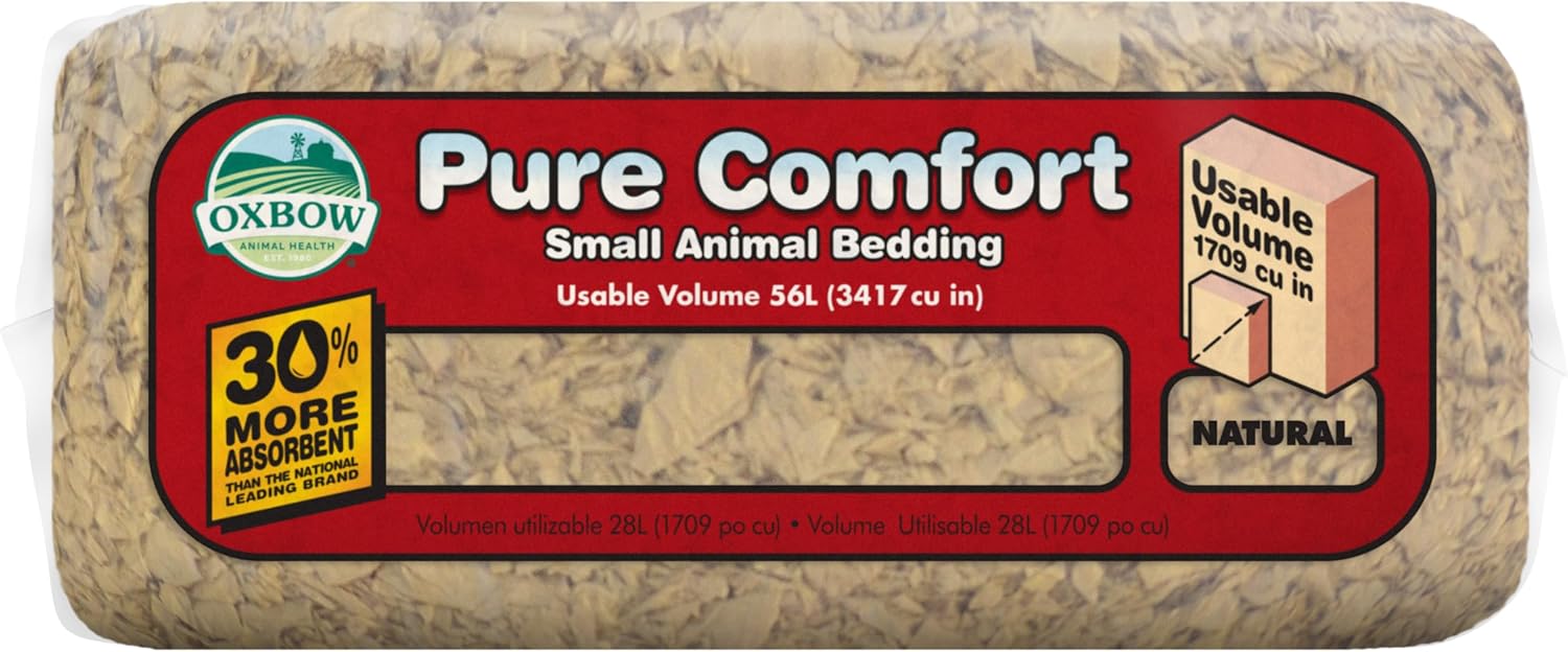 Oxbow Pure Comfort Bedding, Rabbit, Hamster, & Guinea Pig Bedding, Bunny Supplies for Litter Box, Pet Safe, 99.9% Non-Dust, Bunny Litter Box, Natural, 28 Liter Bag - Image 7