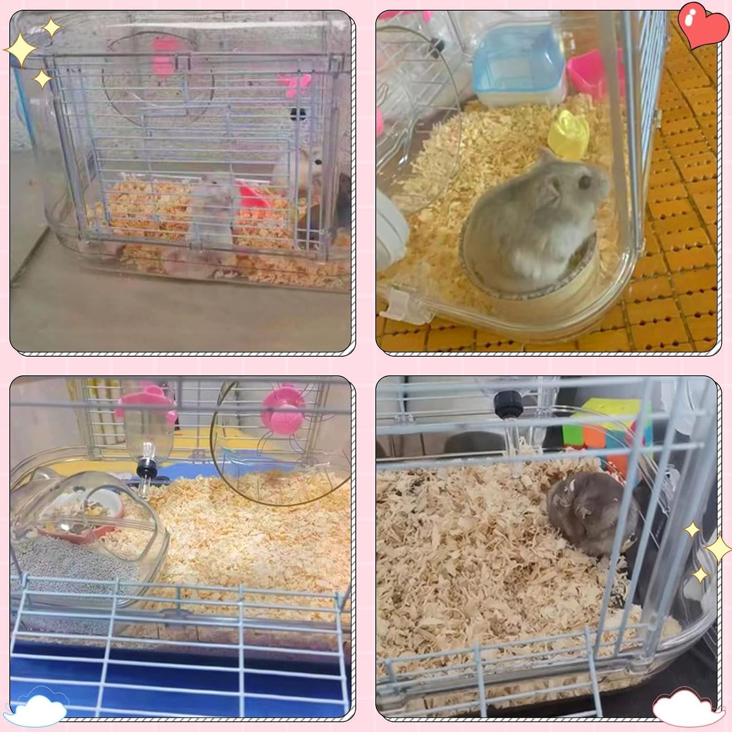 Kathson Small Animal Carry Cage for Hamsters, Gerbils, Mice - Transparent, Portable, Convenient - Image 6