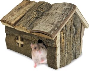 kathson Bark Wood Dwarf Hamster Hou...