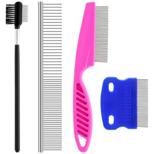 GUBCUB Pets Grooming Comb Kit for S...