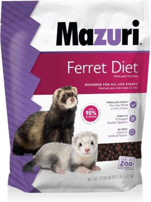 Mazuri | Ferret Food | 5 Pound (5 L...