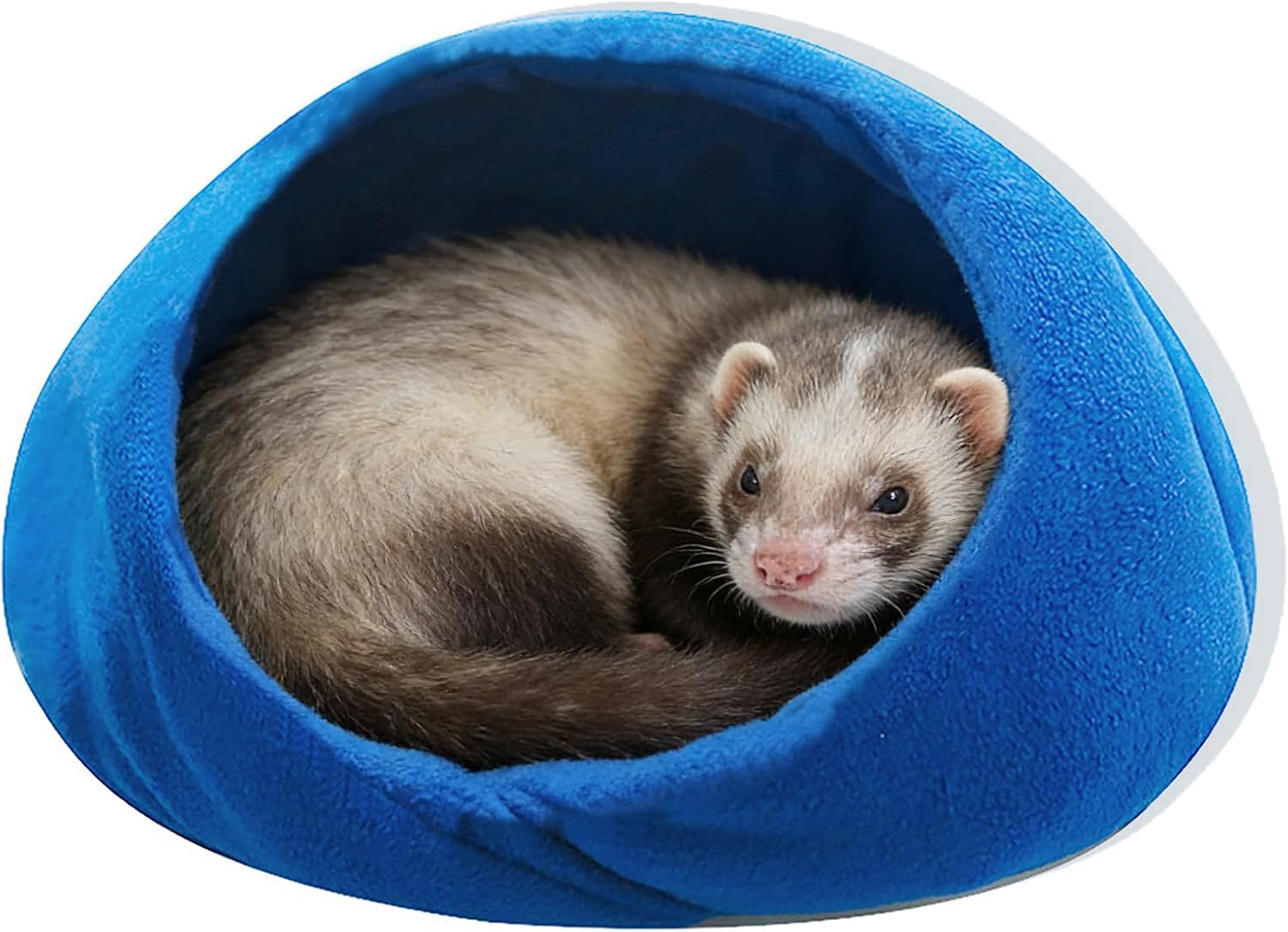 Ferret Bed Cave and Hideouts Comfortable,Hideaway Bed Accessories for CageBeds and Hideouts Safe & Cozy for All Ages Ferrets (Blue)