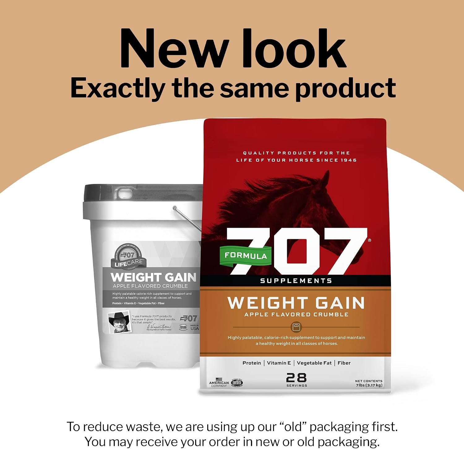 Formula 707 Weight Gain Crumble Equine Supplement, 7 lb Bag – Palatable, Calorie-Rich Nutritional Support for Hard-to-Keep and Senior Horses - Image 2