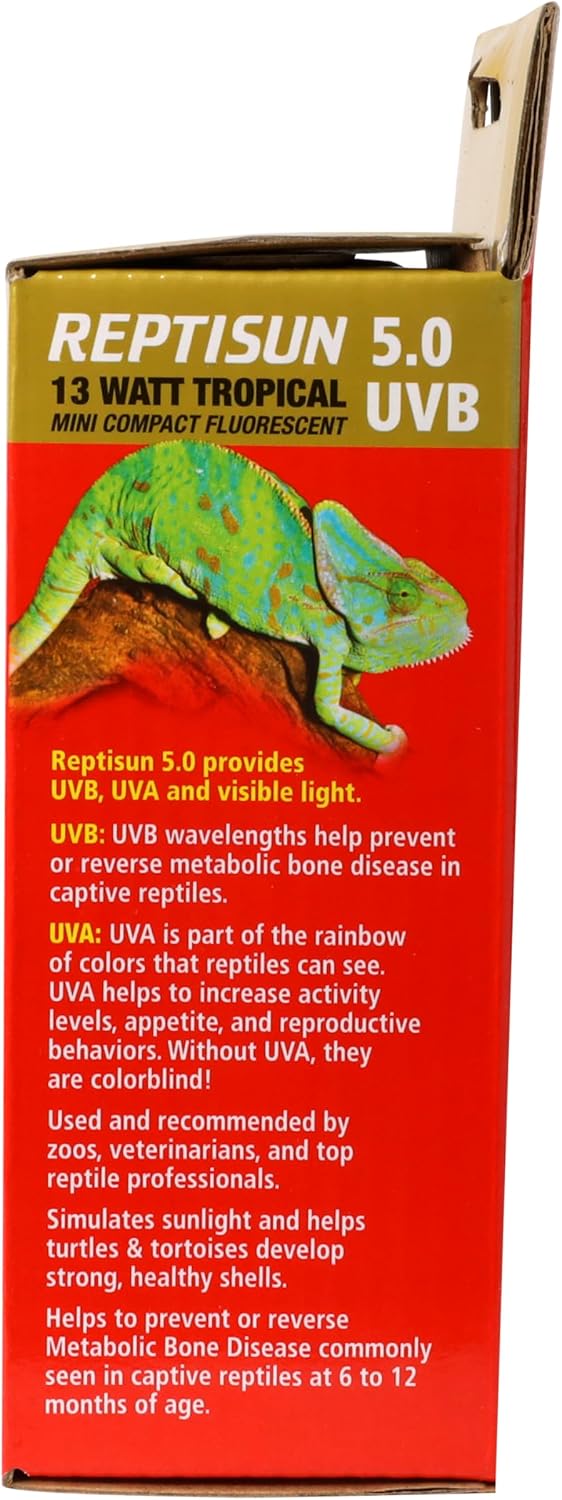 Zoo Med ReptiSun 5.0 Mini Compact Fluorescent Lamp 13 Watts - Image 6