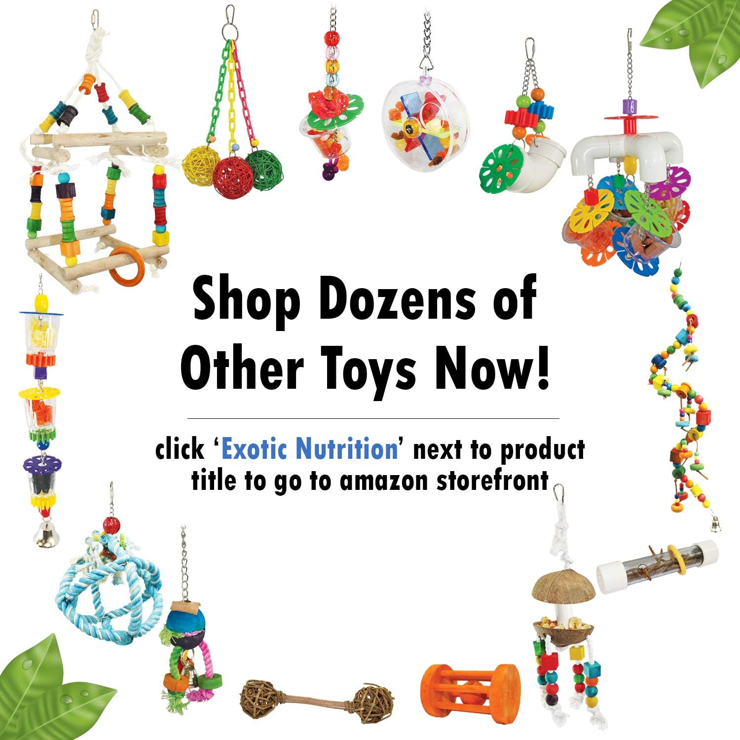 Mobile Forager - Durable Fun Treat Foraging Cage Accessory Toy - Sugar Gliders, Squirrels, Chinchillas, Prairie Dogs, Degus, Opossums, Marmosets, Monkeys, Parrots, Birds, Rats, Hamsters & Gerbils - Image 6