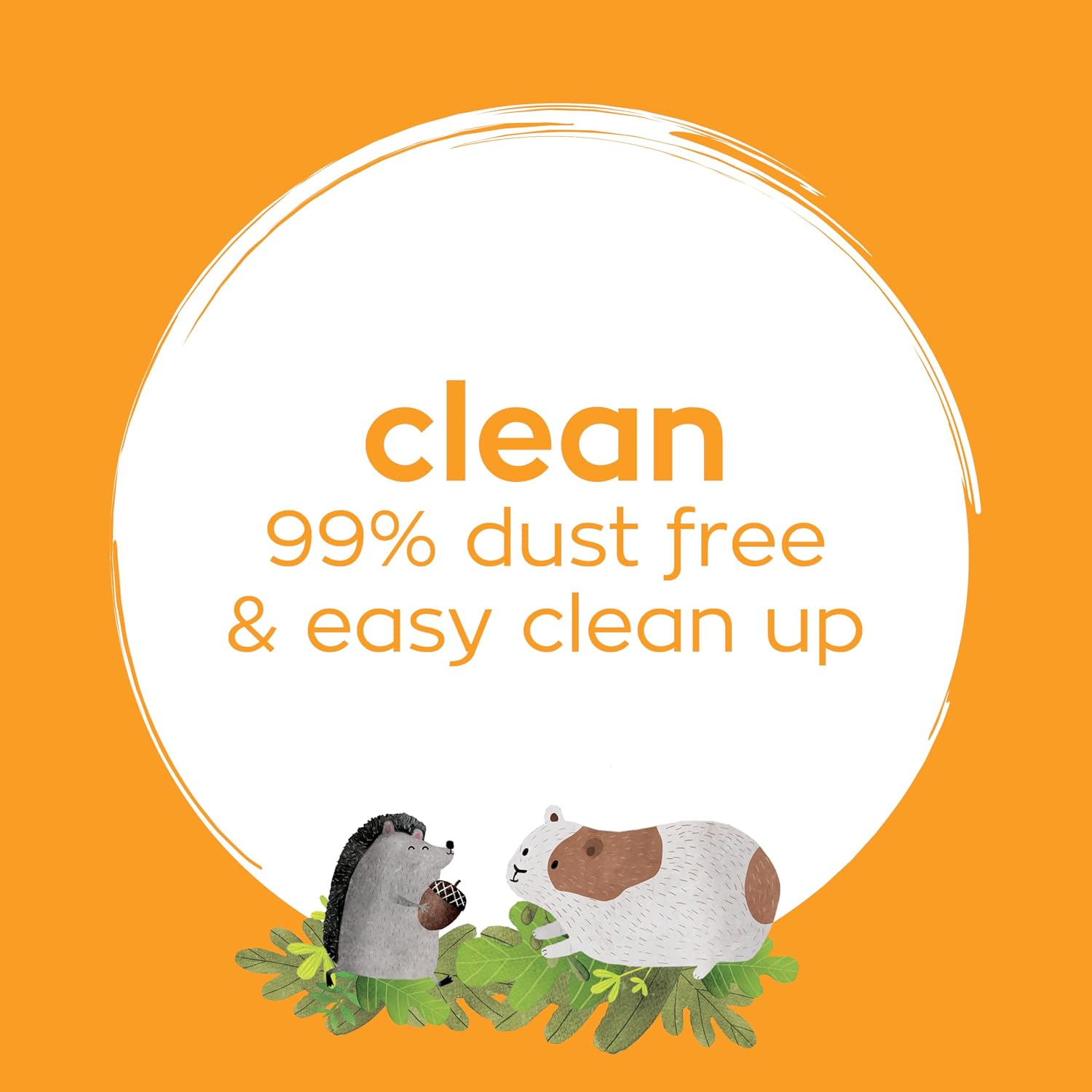 CritterCare Natural Paper Small Pet Bedding - Odor Control, Unscented, 99% Dust Free, Super Absorbent, Natural, 60L, Great for Guinea Pig Bedding, Rabbits, Hamsters, Gerbils, Mice, Rats - Image 7