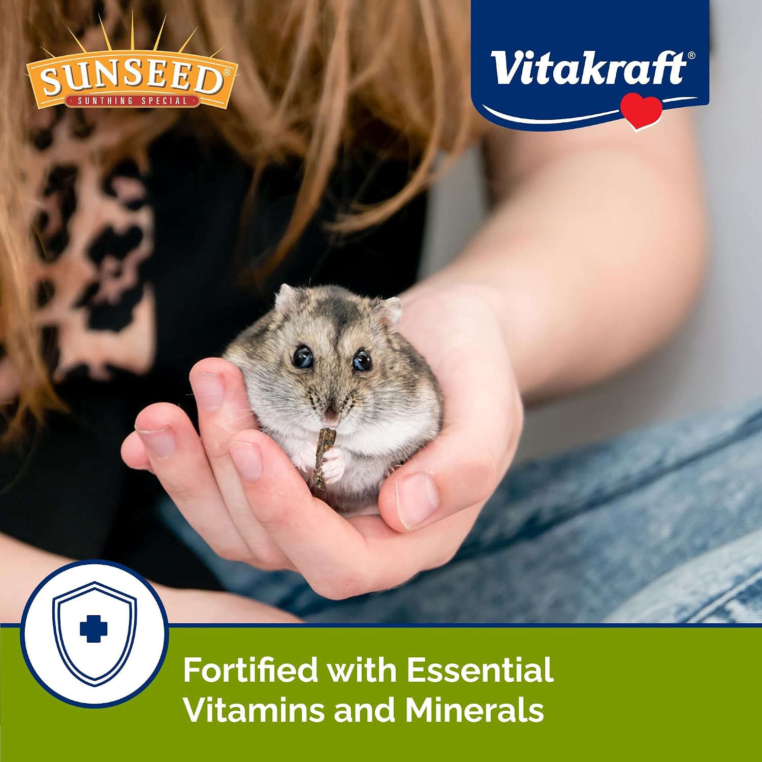 Sunseed Vitakraft Vita Prima Dwarf Hamster Food 2 lb Bag with Fruits Vegetables Grains and Seeds Providing Wholesome Daily Nutrition and Foraging Variety for Happy Healthy Small Pets - Image 5