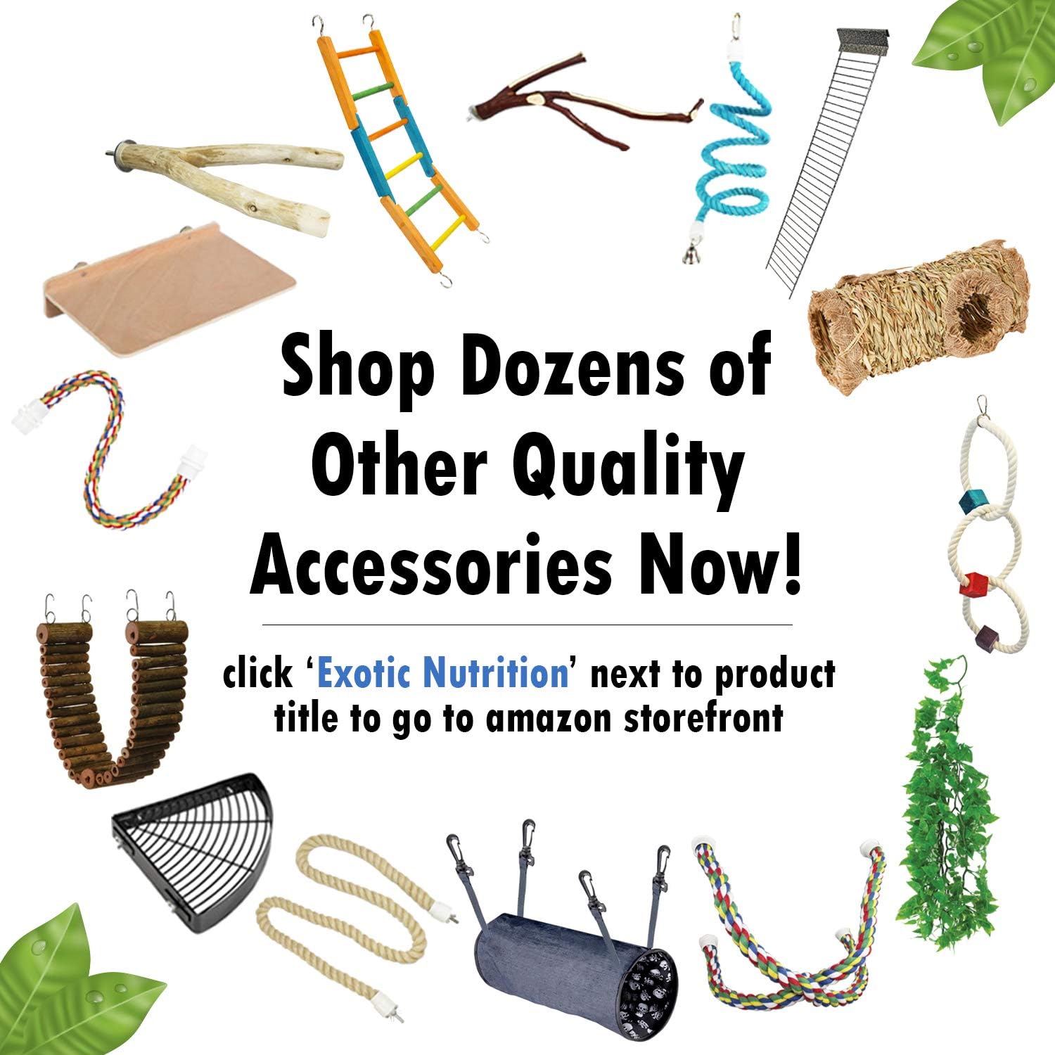 42 Inch Natural Rope (Regular) - Flexible Bendable Climbing Rope Perch Cage Accessory Toy - Sugar Gliders, Squirrels, Degus, Marmosets, Monkeys, Parrots, Birds, Rats & Other Small Pets - Image 5