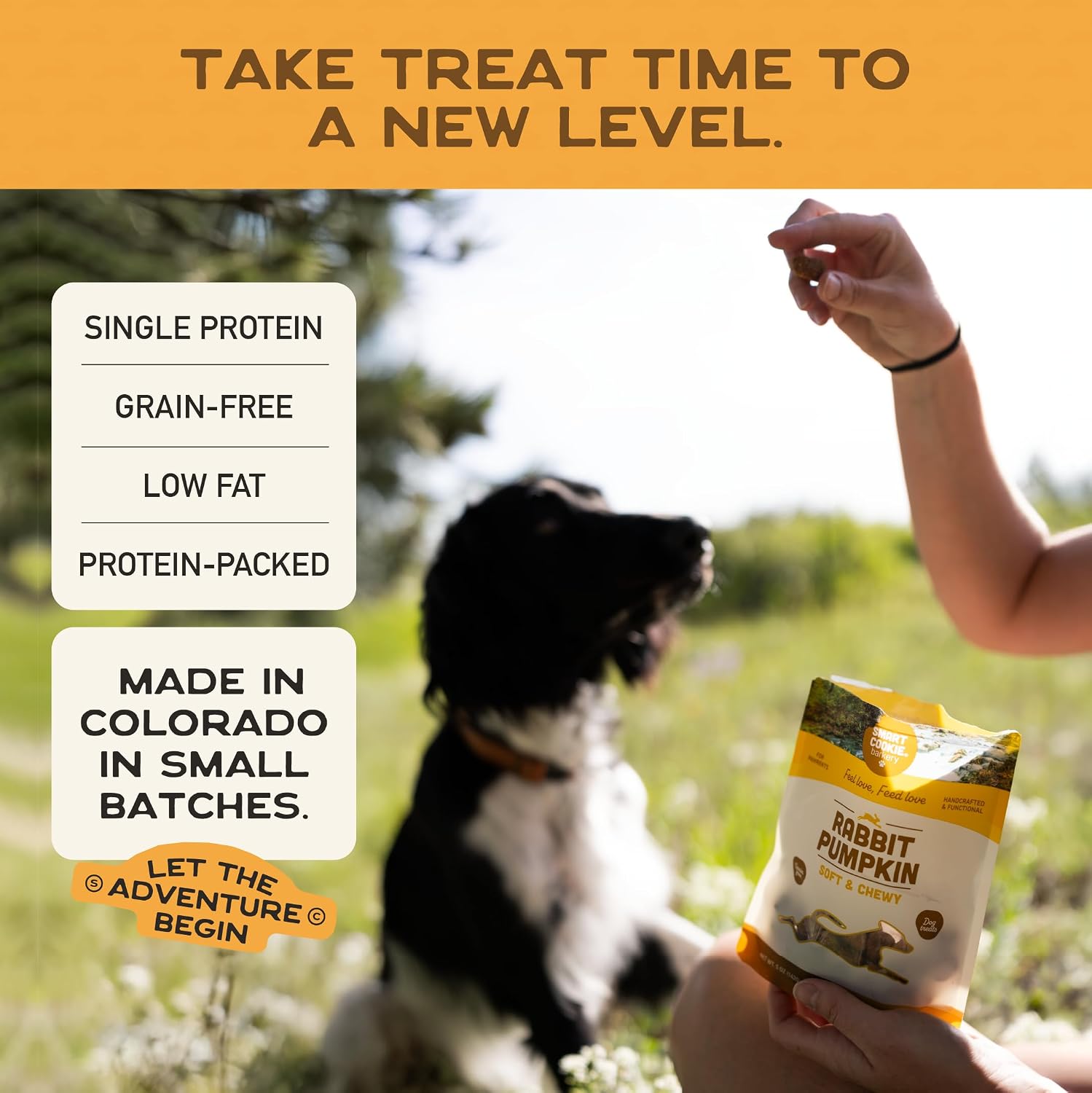 Smart Cookie Healthy Soft Dog Treats - Rabbit & Pumpkin - Grain Free Limited Ingredient Training Treats for Dogs with Sensitive Stomach & Allergies, Natural Novel Protein, Made in the USA (5oz.) - Image 6