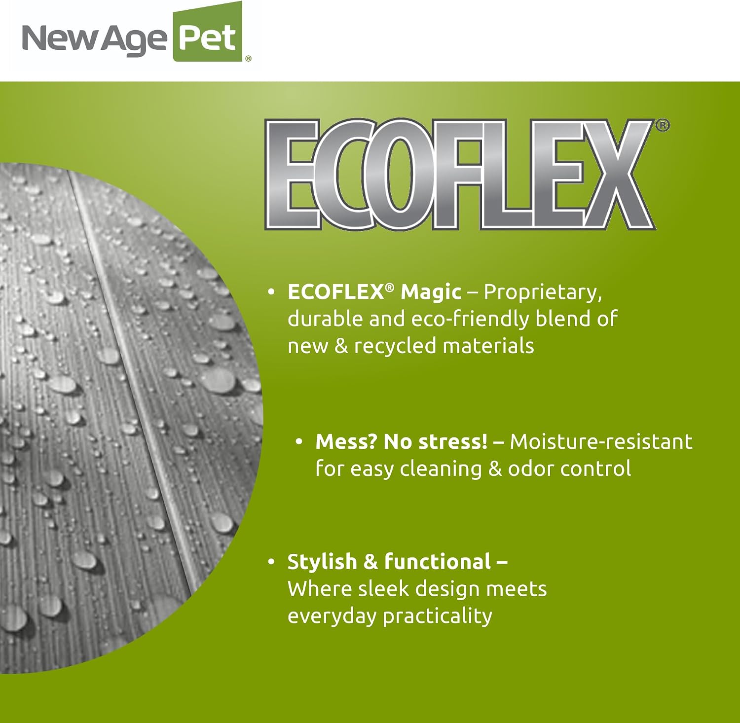 New Age Pet ECOFLEX 36" Wide Medium Reptile Habitat, Mojave Lounge for Snakes, Tortoises & Lizards in Maple, Black & Grey, Easy Assembly, Sliding Glass Doors & Mesh Top - Image 6