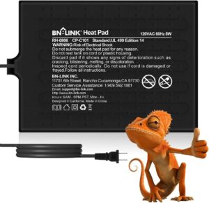 BN-LINK Reptile Heat Pad 6″X8...