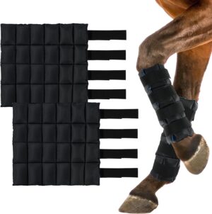 Horse Leg Wraps Set of 2, Horse Ice...