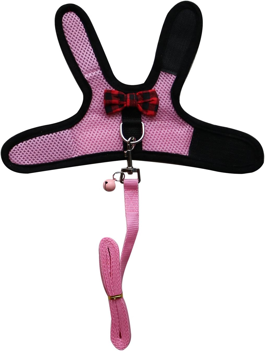 Rypet Ferret Harness and Leash - Soft Mesh Small Pet Harness with Safe Bell, No Pull Comfort Padded Vest for Guinea Pig, Hamster, Rats and Similar Small Animals - Image 5