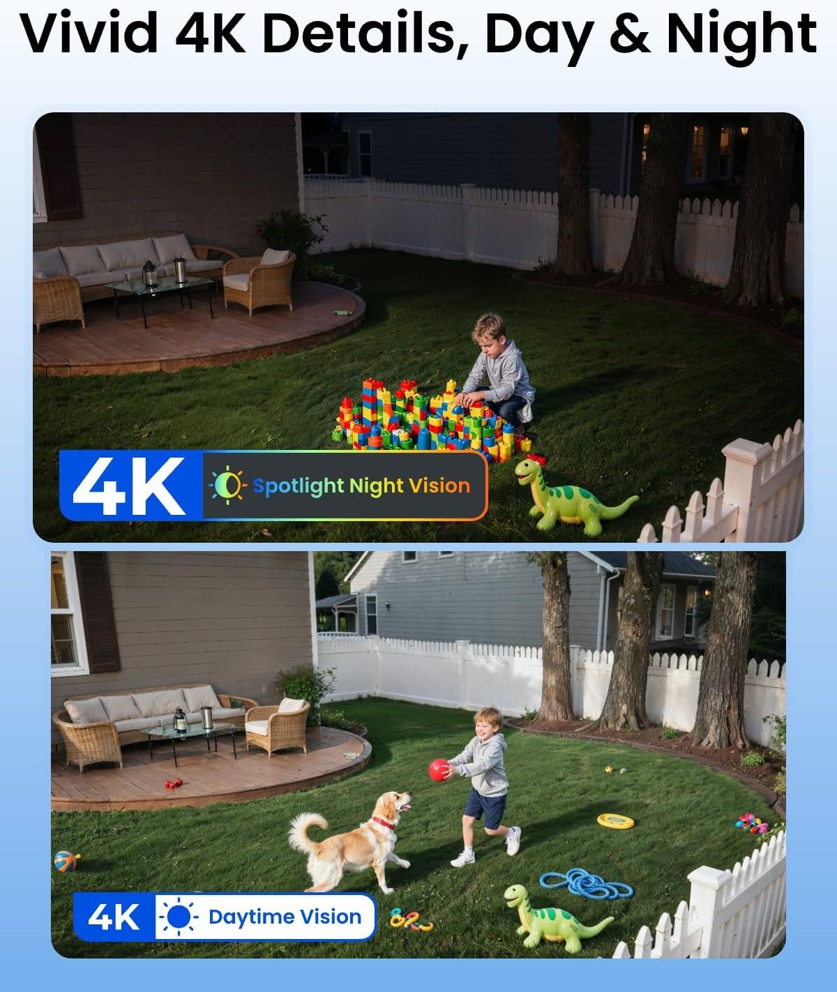 REOLINK Argus PT Ultra First 4K Solar Security Cameras Wireless Outdoor | 360° Pan Tilt Auto-Tracking, 8MP Color Night Vision, 2.4/5 GHz Wi-Fi 6, No Subscriptions, Home Hub Compatible - Image 2
