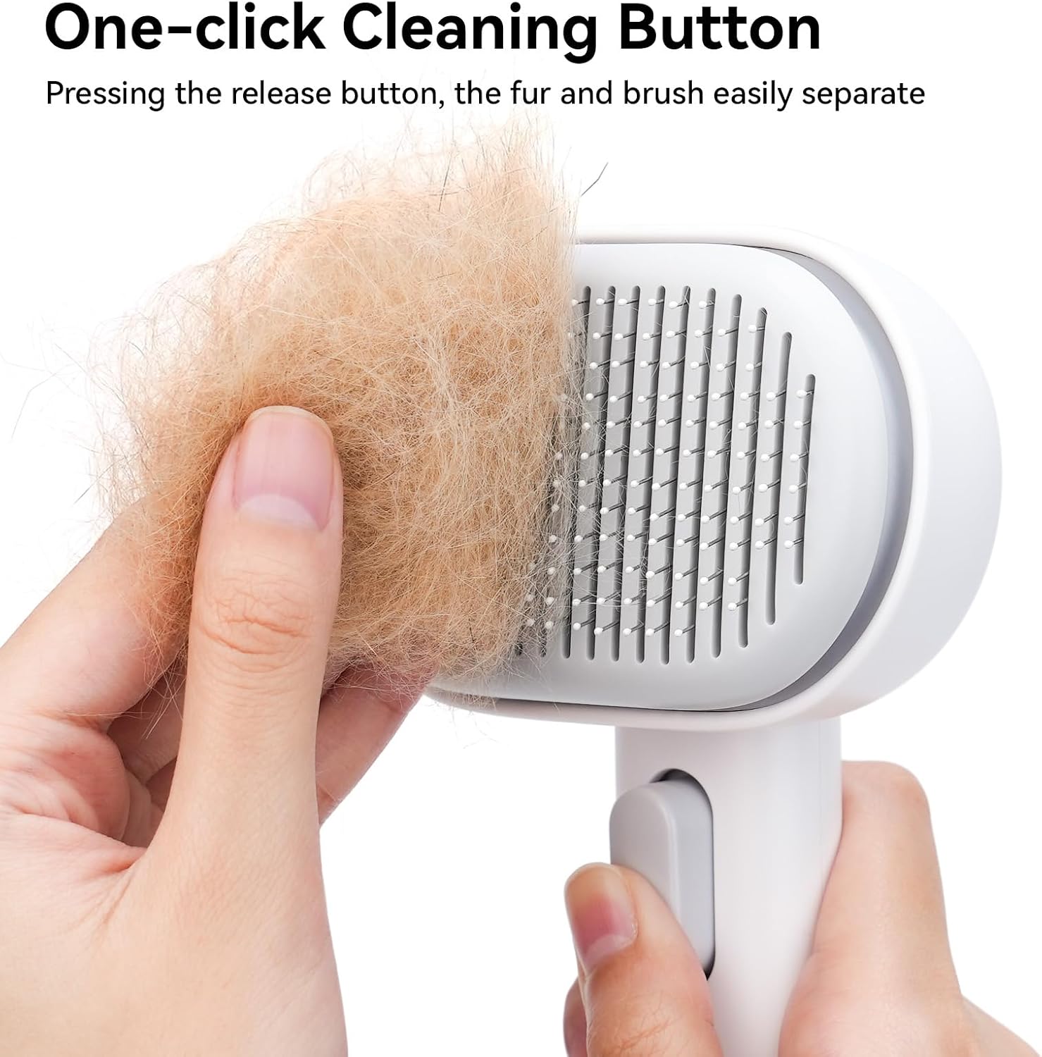 Aumuca Cat Brush for Shedding, Cat Brushes for Indoor Cats, Cat Brush for Long or Short Haired Cats, Cat Grooming Brush Cat Comb for Kitten Rabbit Massage Removes Loose Fur - Image 3