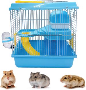 Portable Hamster Cage 2 Layers Dwar...