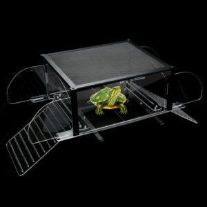 Upgraded Dual Ramp Turtle Basking P...
