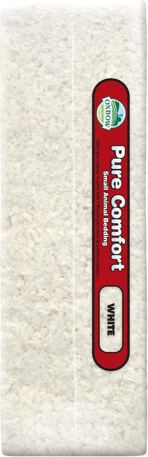 Oxbow Pure Comfort Bedding, Rabbit, Hamster, & Guinea Pig Bedding, Bunny Supplies for Litter Box, Pet Safe, Low Dust, White Paper, 72 Liter Bag - Image 8