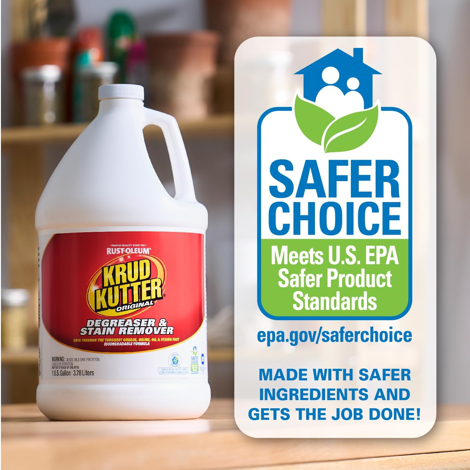 Krud Kutter Original Concentrated Cleaner Degreaser, 1 Gallon | Heavy Duty Multi Surface Cleaner for Grease, Oil and Tough Stains, Dilutable for Kitchen, Garage, Floors and Outdoor Use - Image 7