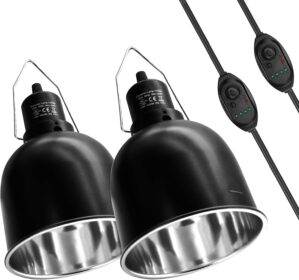 MECESOR Reptile Light Fixture with ...