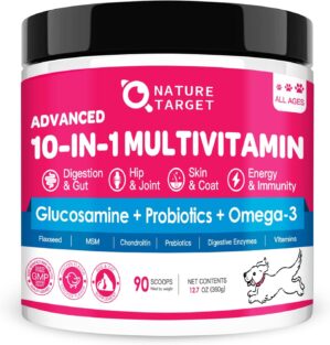 NATURE TARGET Dog Vitamins Powder, ...