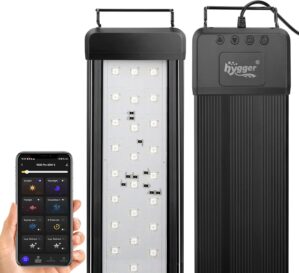hygger 25W Smart Aquarium Light, Bl...