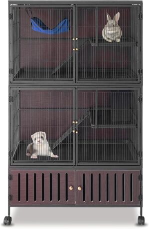60″ Large Metal Ferret Cage, ...