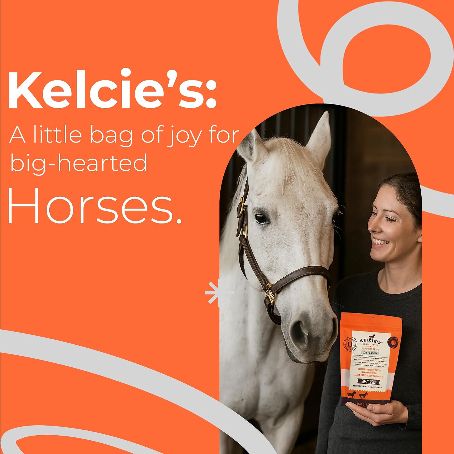 Kelcies Pumpkin Spice Horses Treats - Low Sugar, Starch, and Carbohydrates | Healthy Treats for Horse Supports Superior Digestion 8 Ounce (1 Pack) - Image 8