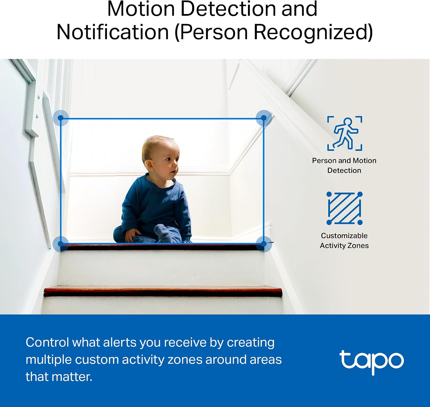 Tapo 1080P Indoor Wired Security Camera - Works as a Baby Monitor & Pet Camera, Motion Detection, 2-Way Audio, Siren, Night Vision, Subscription-Free Local Storage or Optional Cloud, C101 - Image 6