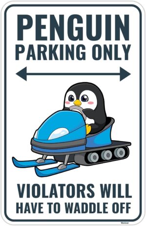 Venicor Penguin Sign Decor – ...