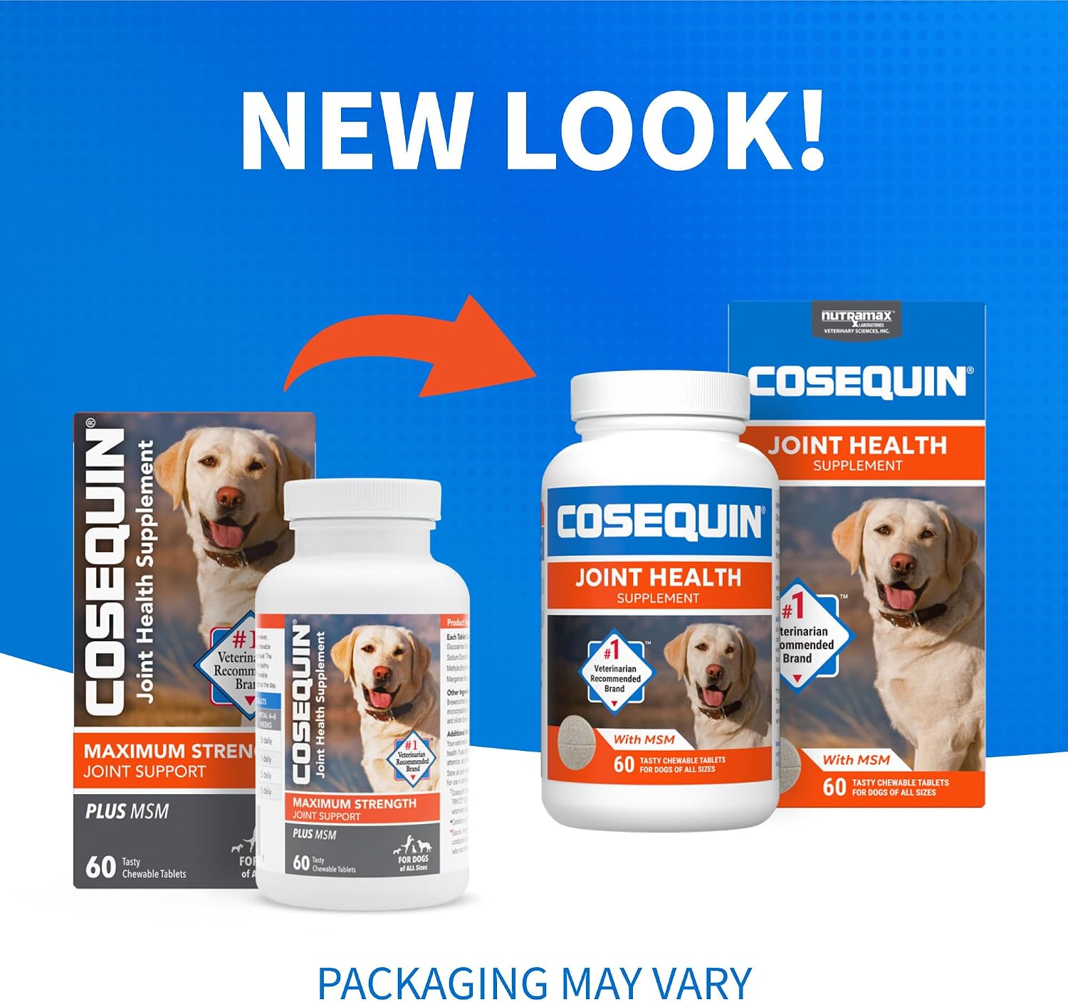 Nutramax Cosequin for Dogs Joint Health Supplement, Contains Glucosamine for Dogs, Plus Chondroitin and MSM, Supports Healthy Joints, Chewable Tablets, 60 Count - Image 2
