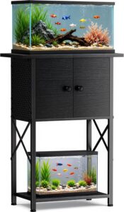 10 Gallon Fish Tank Stand with Stor...
