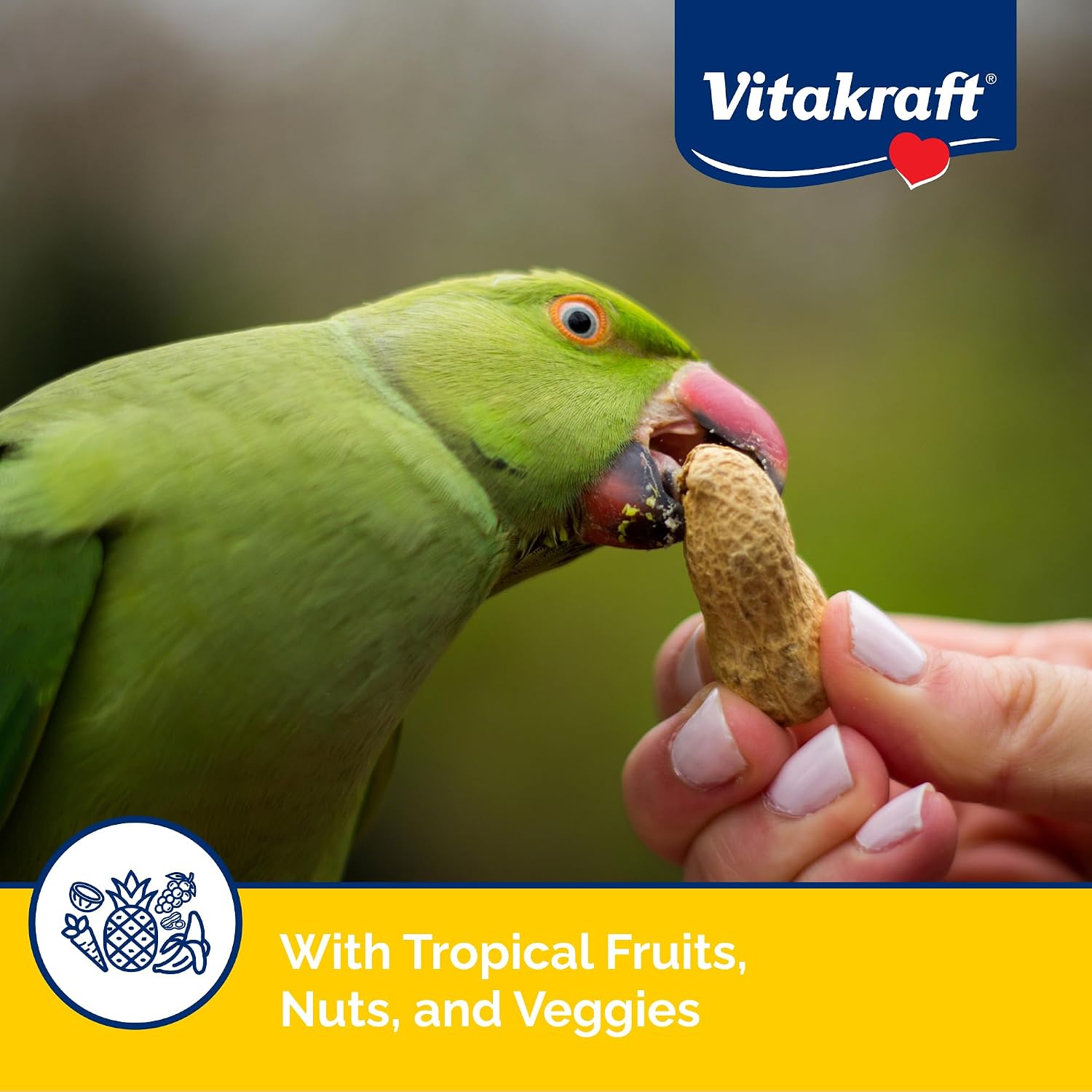 Vitakraft Fresh Super Fruit Cocktail - Tropical Parrot Fruit Blend - Parrot and Cockatiel Treat 1.25 Pound (Pack of 1) - Image 4