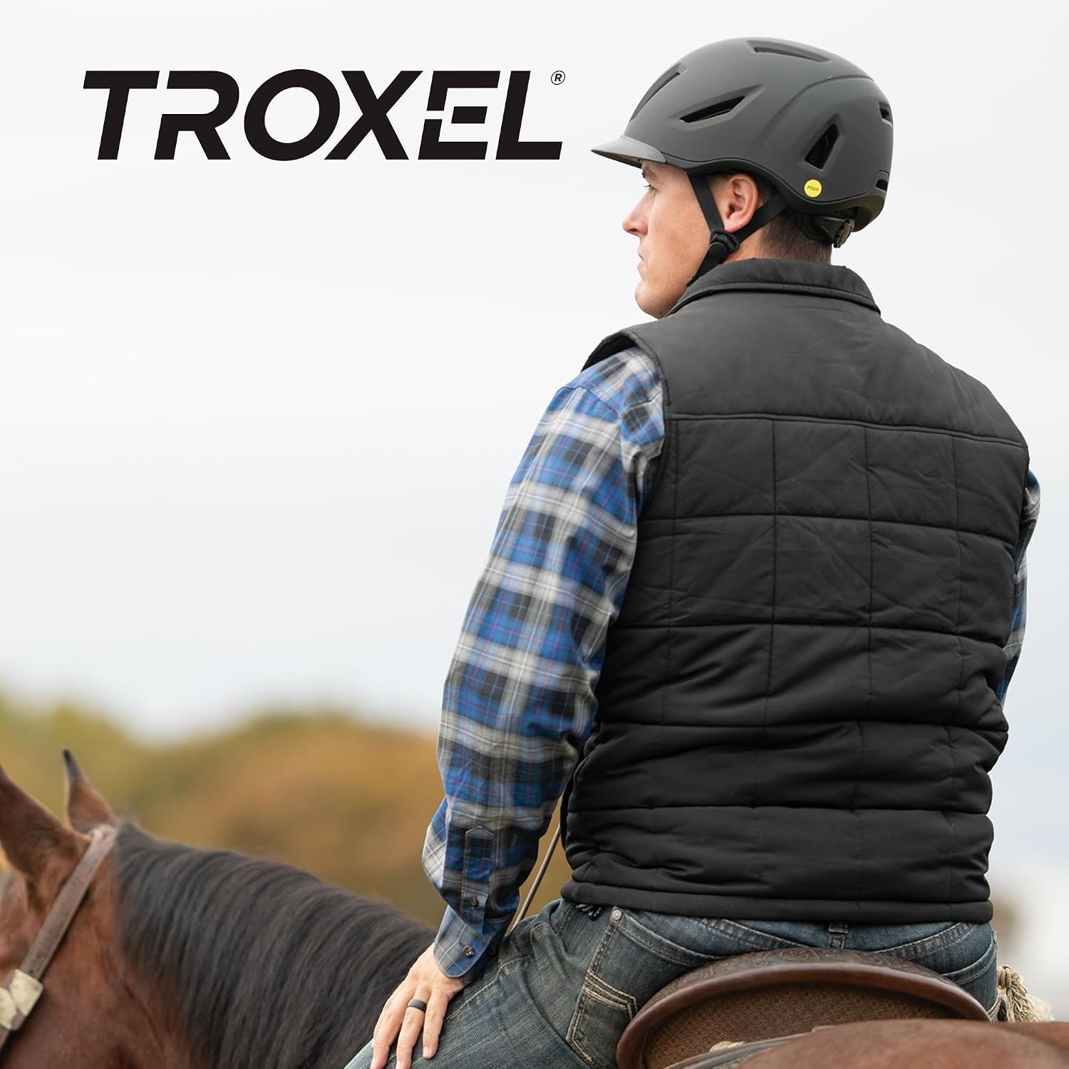 Troxel Terrain MIPS Cooling Horse Riding Helmet, Low-Profile, Micro-Adjustable Design, Horseback Riding Gear, Medium (7-7-3/8), Black Duratec - Image 5