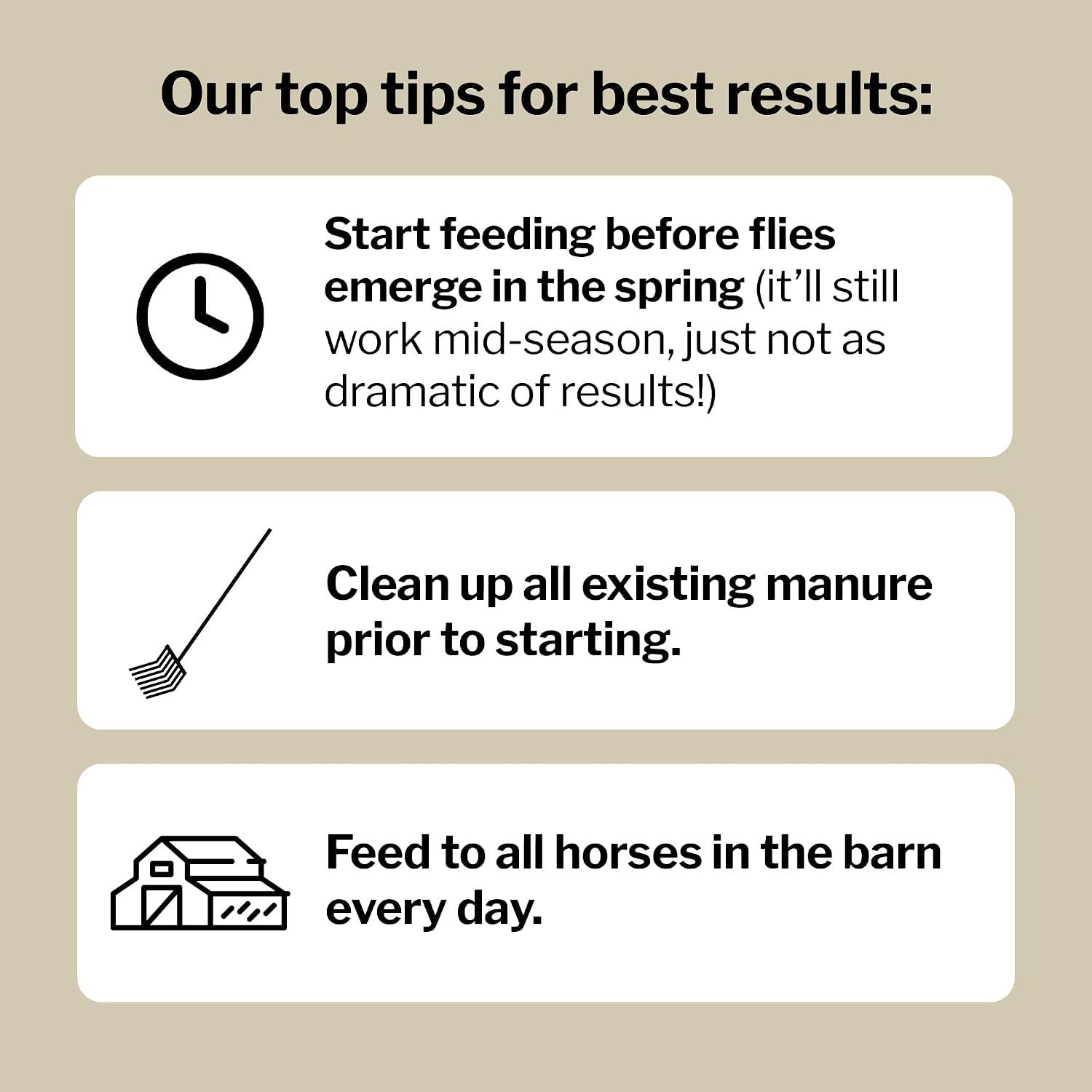 Formula 707 MultiFly Feed-Thru Fly Control Pellets for Horses - Palatable & Safe Fly Population Reduction (5 lb Bag - 91 Servings) - Image 6