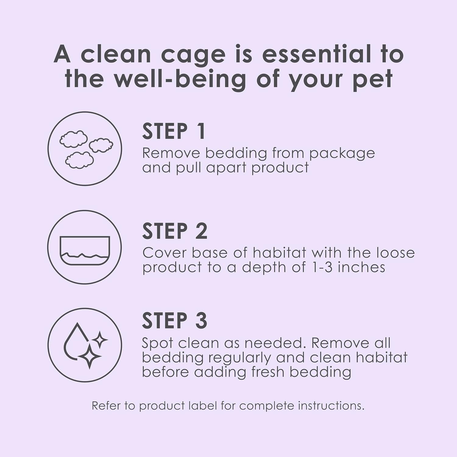 Kaytee Clean & Cozy Lavender Paper Bedding For Pet Guinea Pigs, Rabbits, Hamsters, Gerbils, and Chinchillas, 49.2 Liters - Image 7