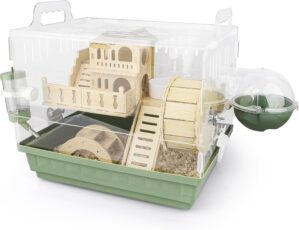 Cycodo 8 in 1 Acrylic Hamster Cage,...