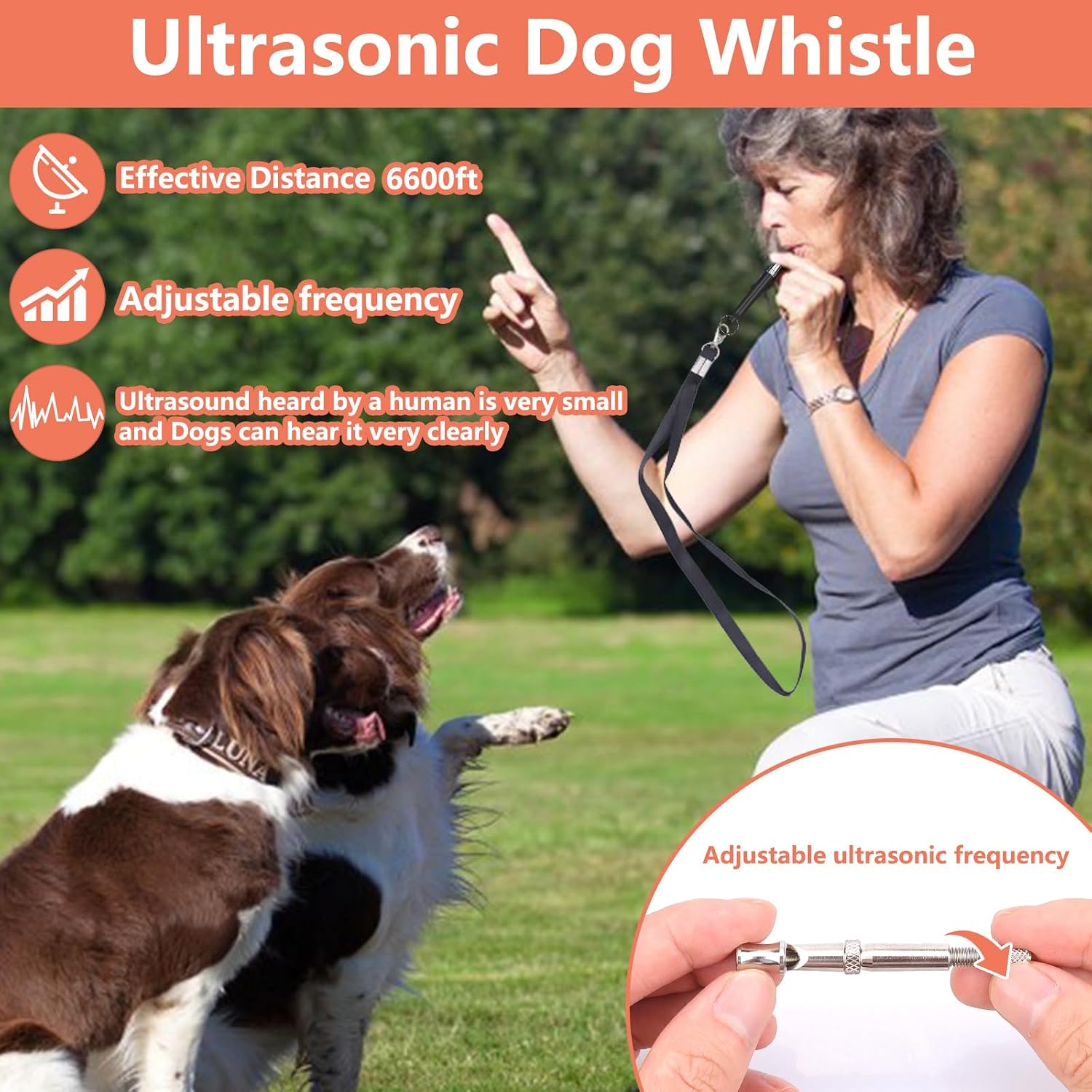 BARKIE Dog Training Kit - Treat Pouch, Pet Training Fanny Pack, 2 Puppy Training Clickers, Ultrasonic Silent Whistle, 2-in-1 Whistle Clicker, Clicker Training Guide Booklet, Dog Poop Bag (Black) - Image 5