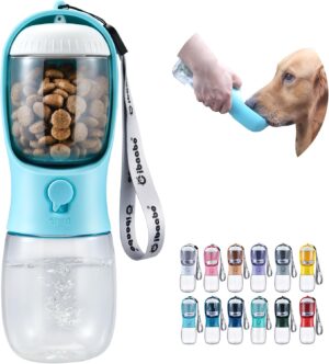 Cibaabo Dog Water Bottle with Food ...