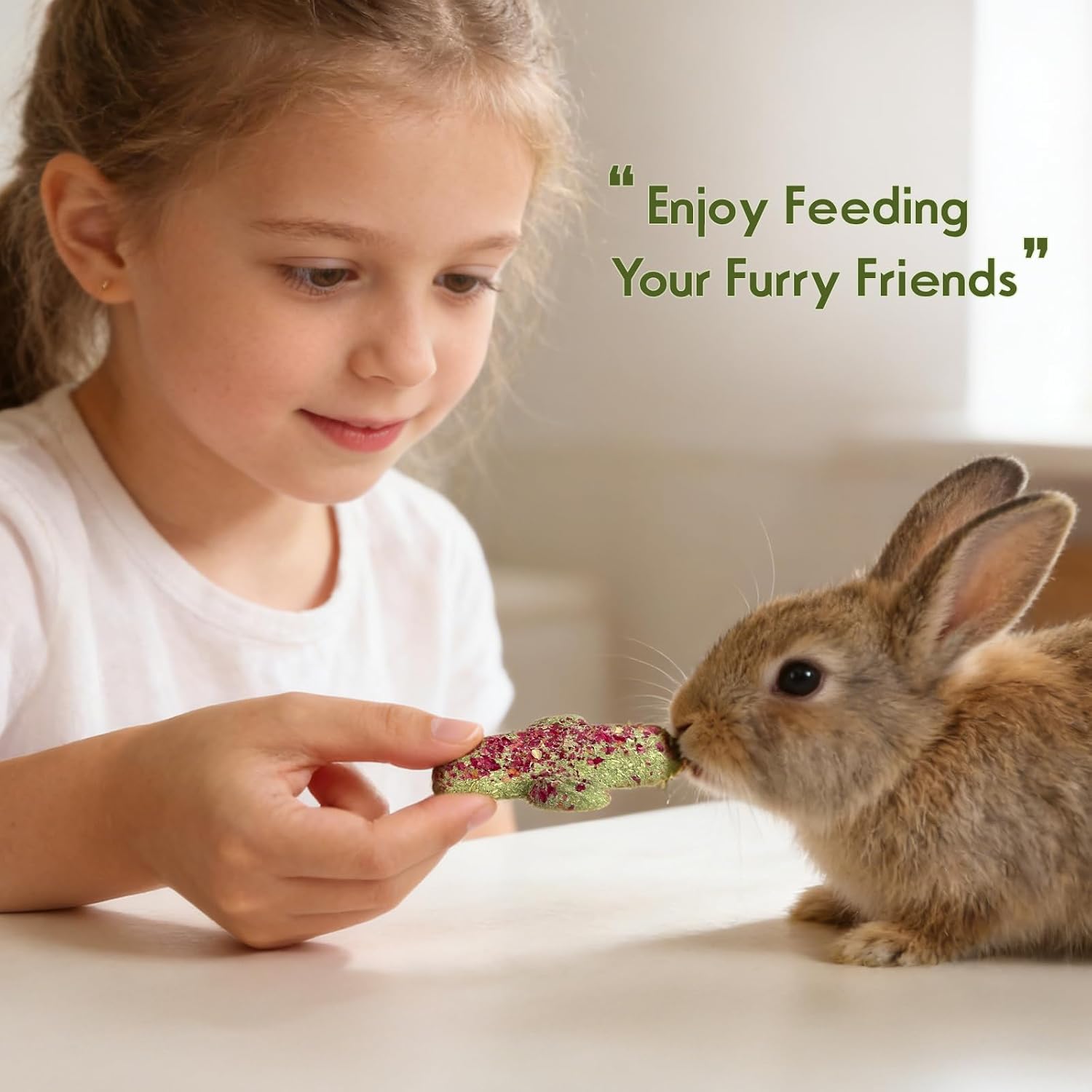 Abizoo Rabbit Chew Toys Natural Timothy Hay Oat Bunny Treats Snack Bunny Chew Sticks 9 Pcs Compressed Cactus Bunnies Enrichment Toys for Rabbit Guinea Pig Hamster Chinchilla Gerbil Dental Care - Image 6